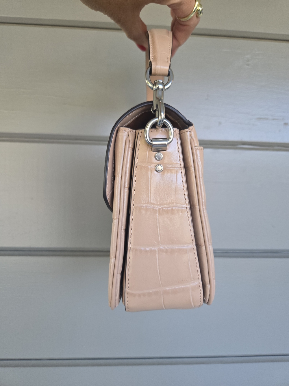 Coach Cassie 19 Croc-Embossed Bluff - Picture 3 of 8